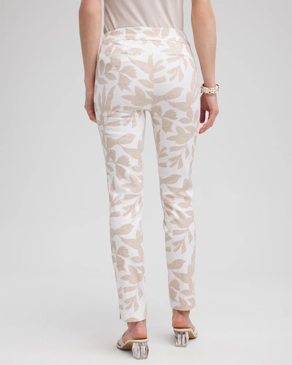 Brigitte Leaf Etch Ankle Pants
