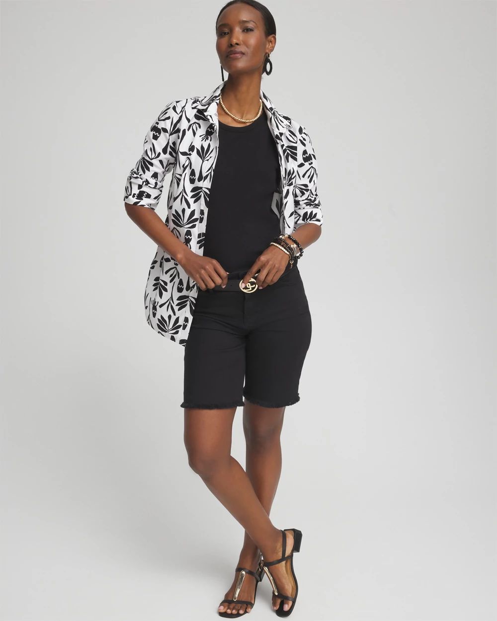 No Iron™ Stretch Pottery Shirt