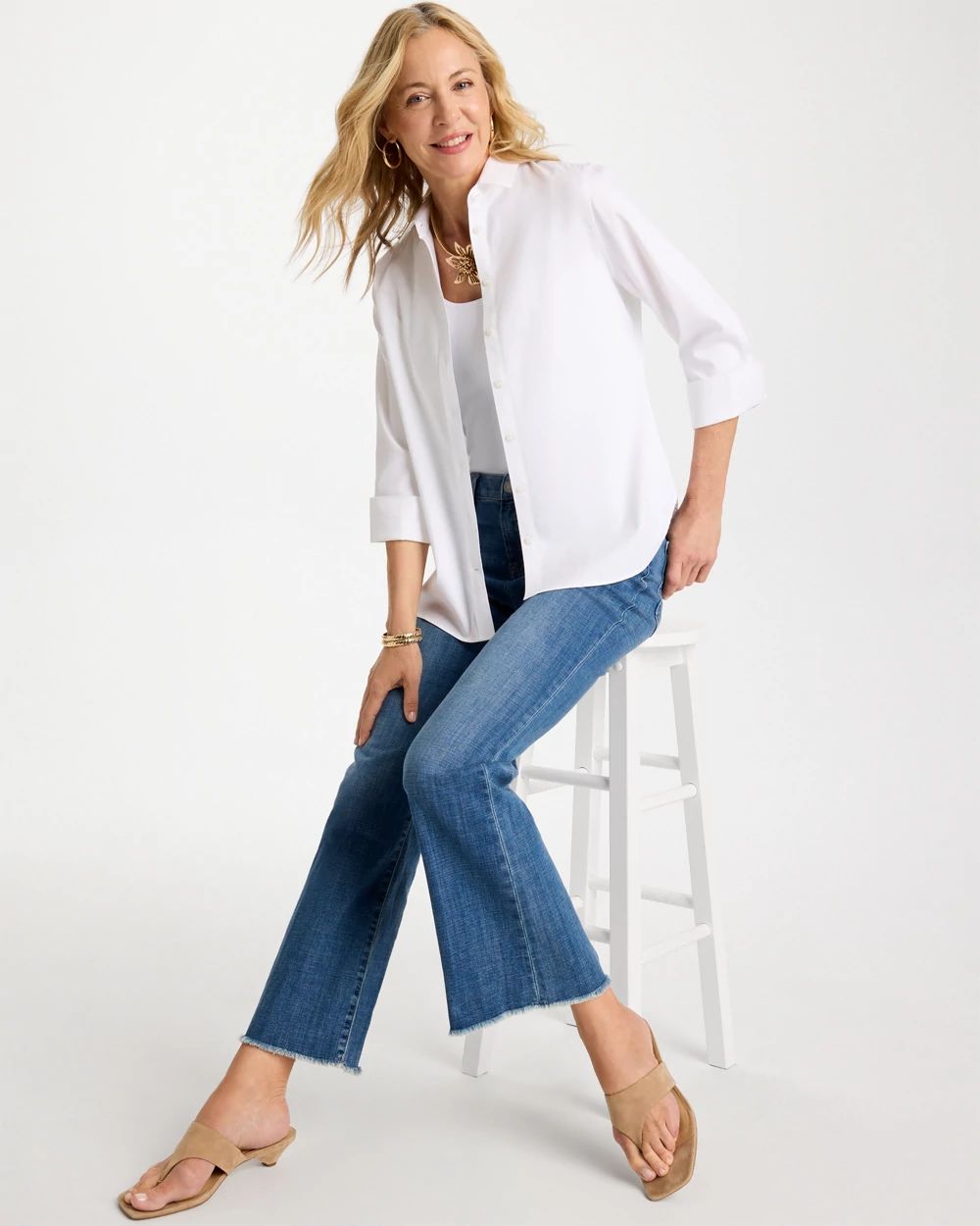 No Iron™ Stretch Shirt click to view larger image.