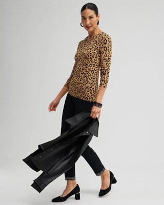 Touch of Cool Leopard Layering Tee