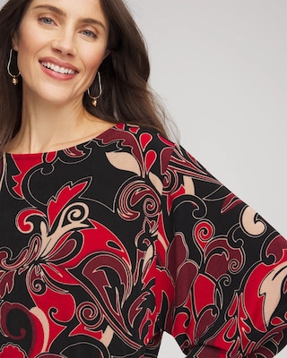 Travelers™ Kimono Sleeve Party Top click to view larger image.