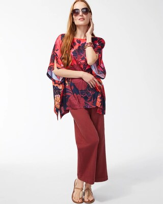 Floral Poncho