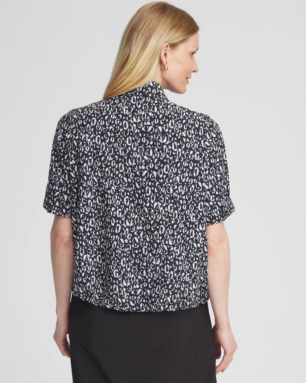 Zenergy® UPF Animal Print Bungee Shirt