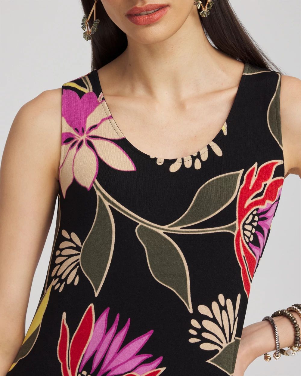 Travelers™ Floral Tank Dress click to view larger image.