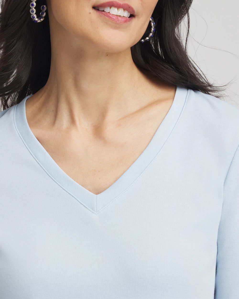 Everyday 3/4 Sleeve V-Neck Tee