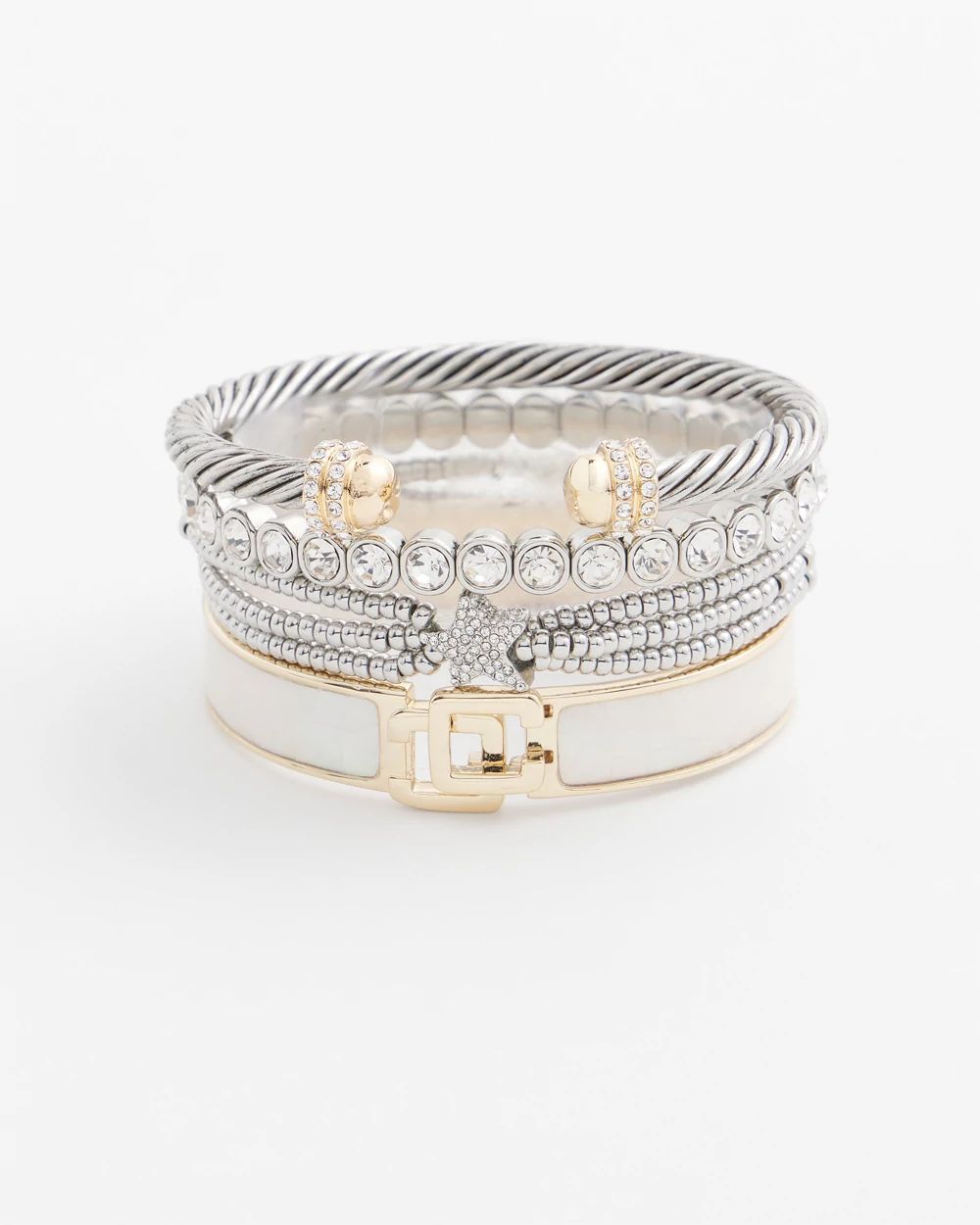 Gold Tone Links Bracelet