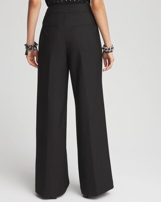 Pleated Wide Leg Pants click to view larger image.