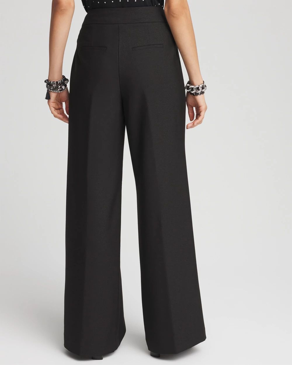 Pleated Wide Leg Pants