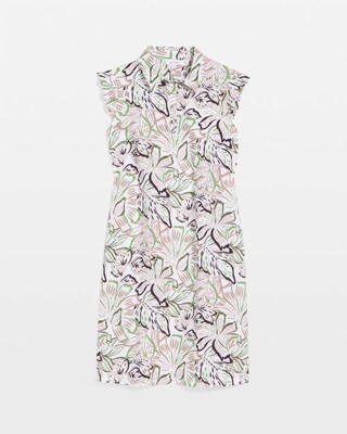 Zenergy® UPF Knit Floral Polo Dress click to view larger image.