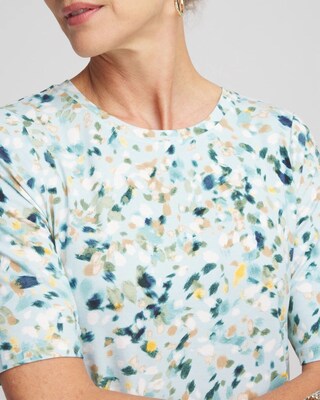 Touch of Cool™ Elbow-Sleeve Perfect Tee click to view larger image.