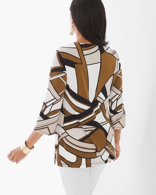 Knit Kit Groovy Swirls Top