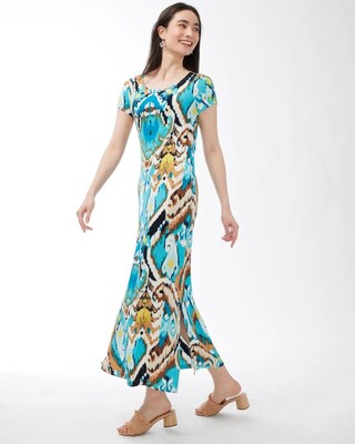 Petite Travelers Cap-Sleeve Dress