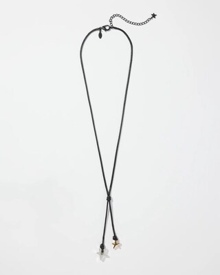 Leather Star Pendant Necklace
