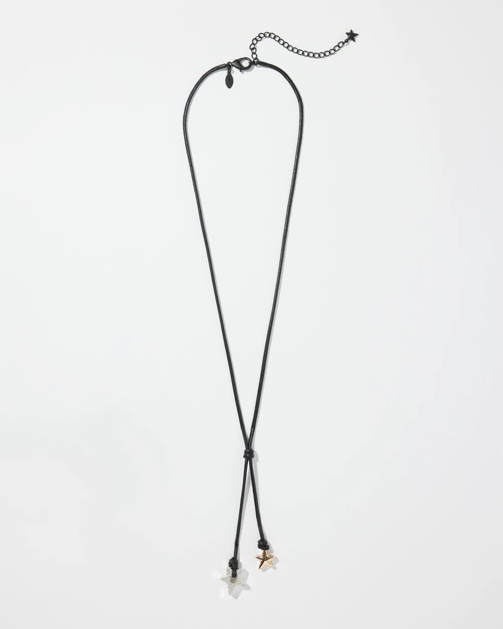 Leather Star Pendant Necklace