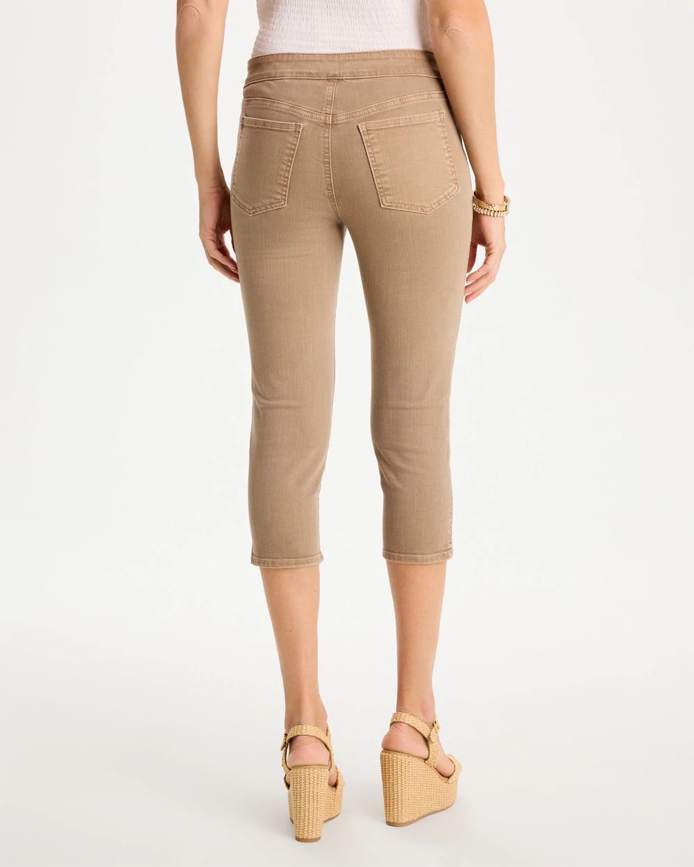 Pull-On Capri Jeans