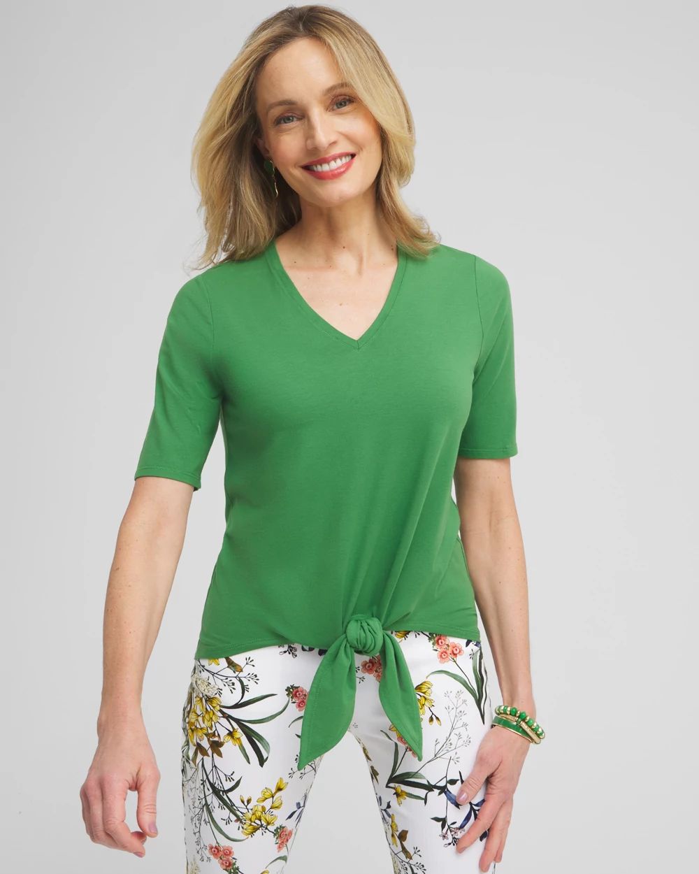 Tie-Front Top