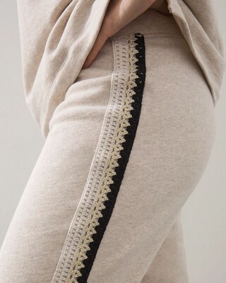 Zenergy French Terry Crochet Trim Joggers