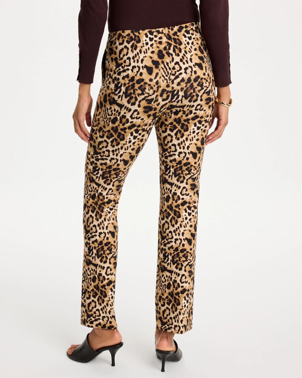 Prestige Cheetah Juliet Straight Ankle Pants click to view larger image.