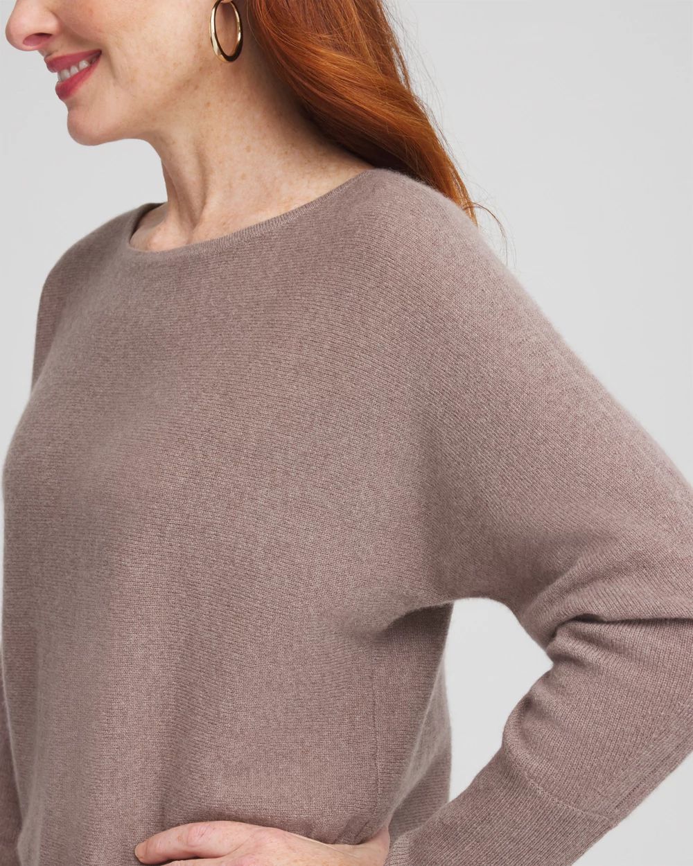Cashmere Bateau Neck Sweater