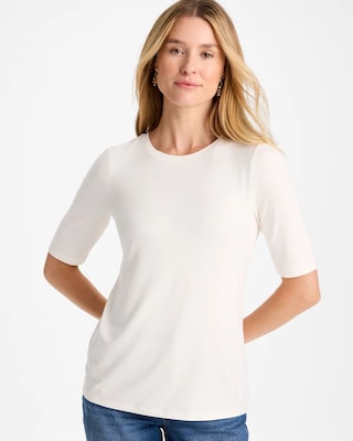 Touch of Cool™ Elbow Sleeve Tee