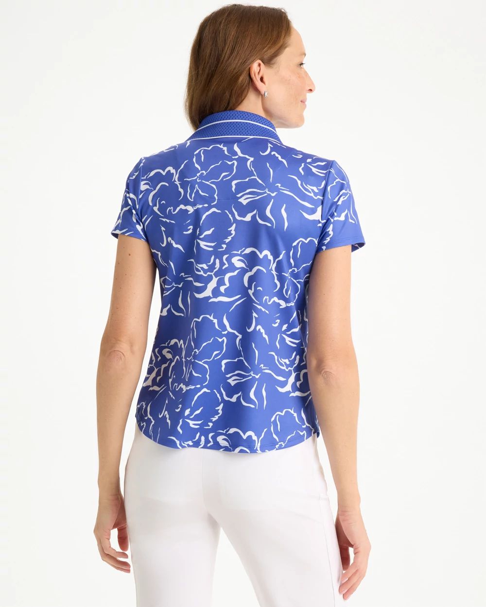 Zenergy® UPF Mesh Collar Polo Top