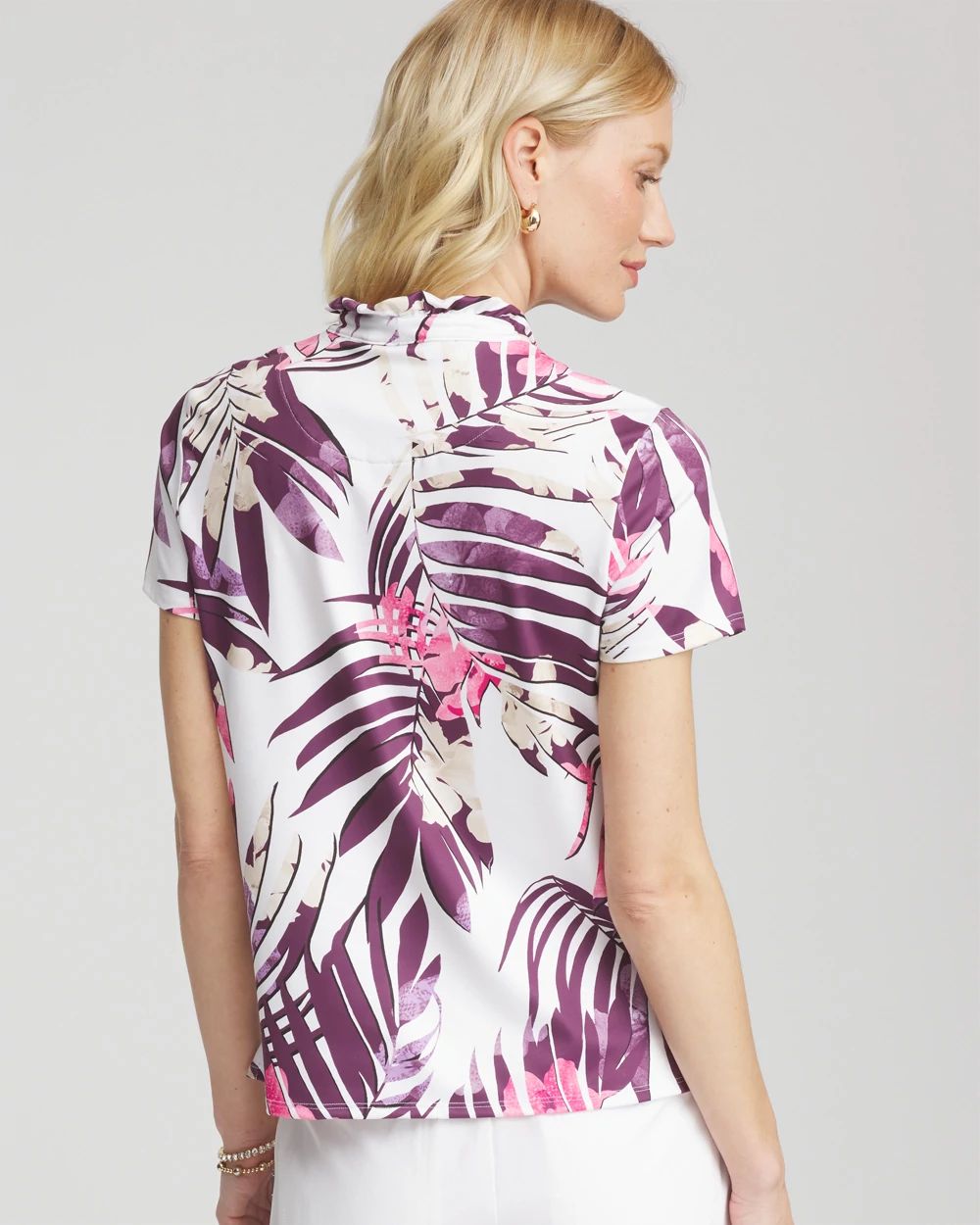 Zenergy® UPF Ruffle-Neck Polo
