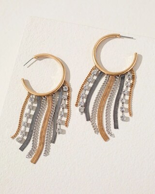 Chandelier Hoop Earrings