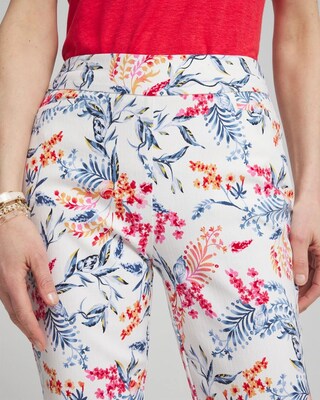Brigitte Sea Life Slim Cropped Pants