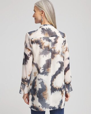 Tie-dye High-low Tunic click to view larger image.