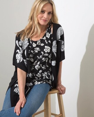 Touch of Cool Floral Print Tank