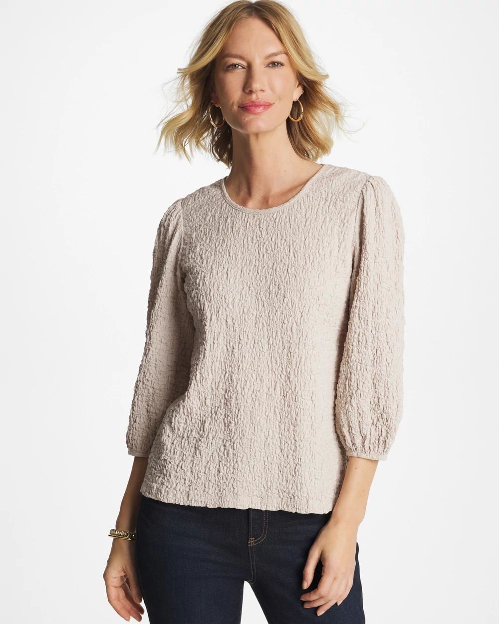 Textured Feminine Tee