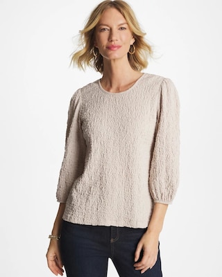 Textured Feminine Tee