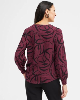 Zenergy® Ribbon Print Sweatshirt