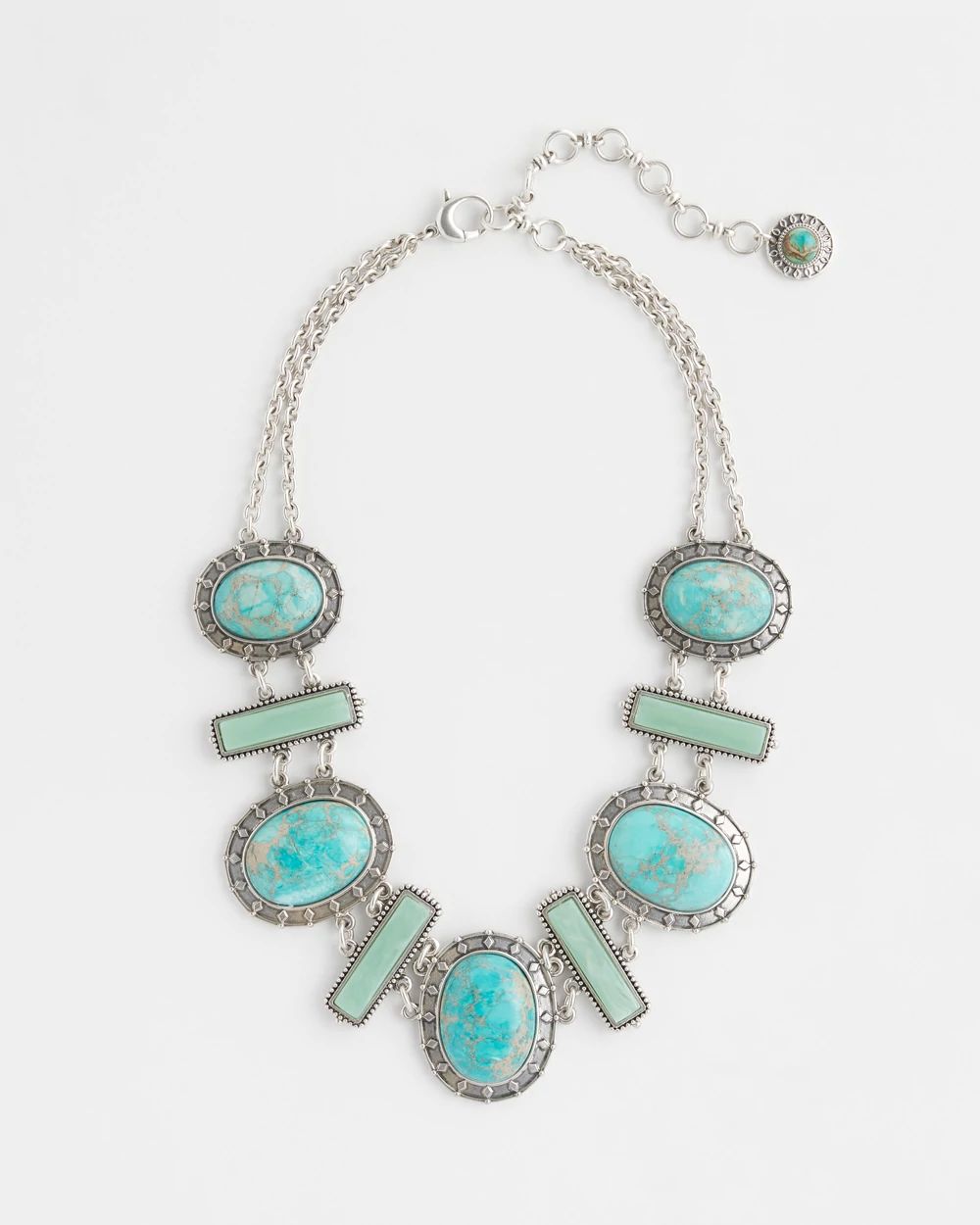 Jasper Stone Statement Necklace