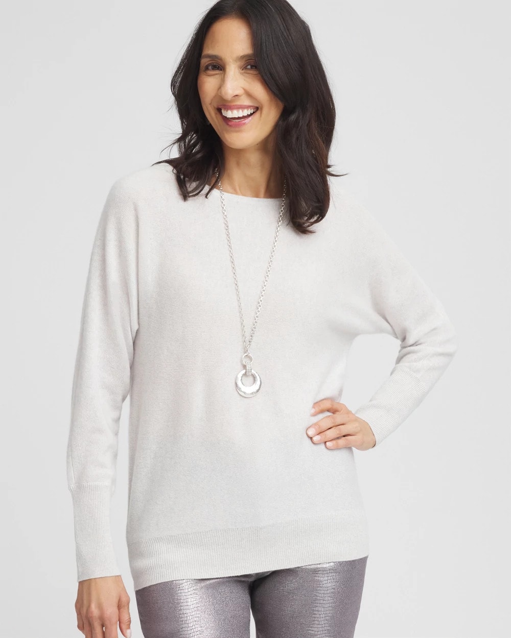 Cashmere Bateau Neck Sweater