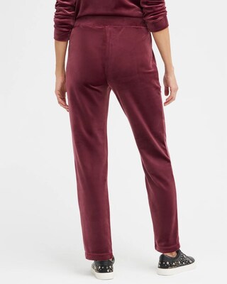 Zenergy Velour Zip Pocket Pants