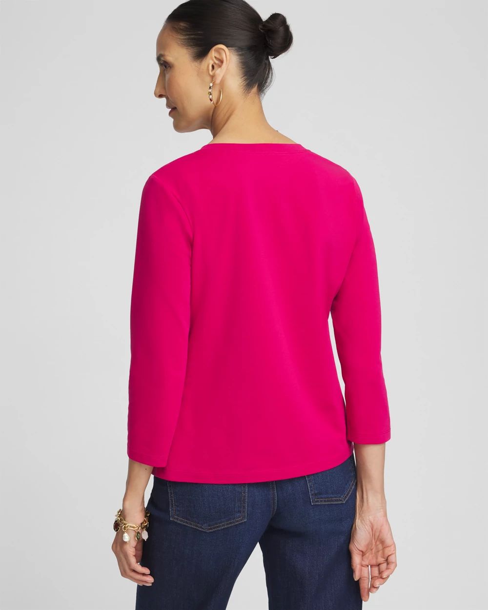 3/4 Sleeve Perfect Tee click to view larger image.