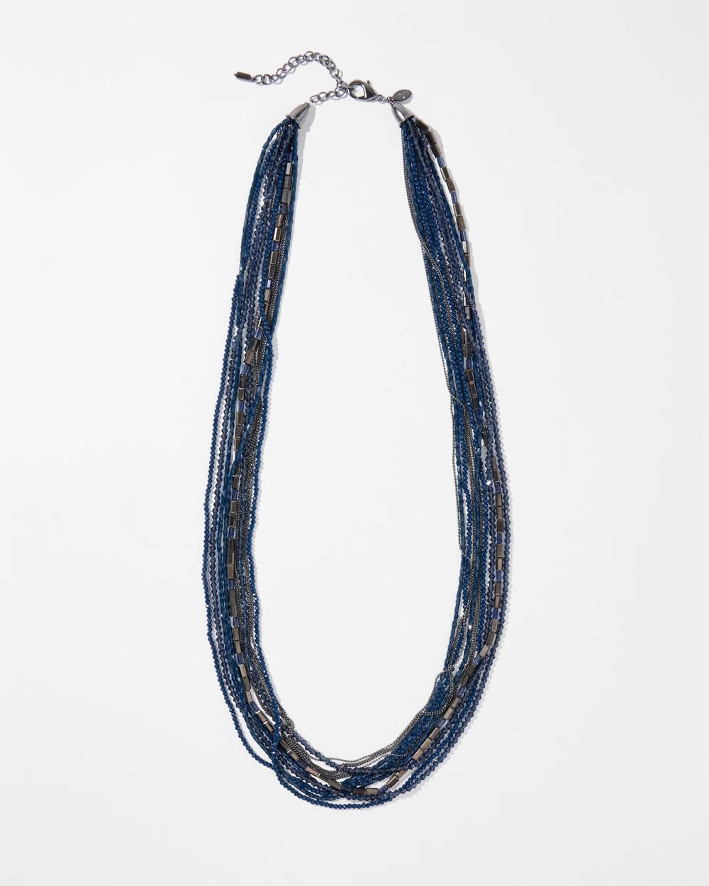 Blue Multistrand Necklace