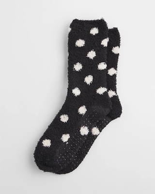 Polka Dot Cozy Socks click to view larger image.