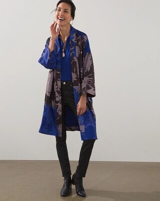 Floral Print Kimono