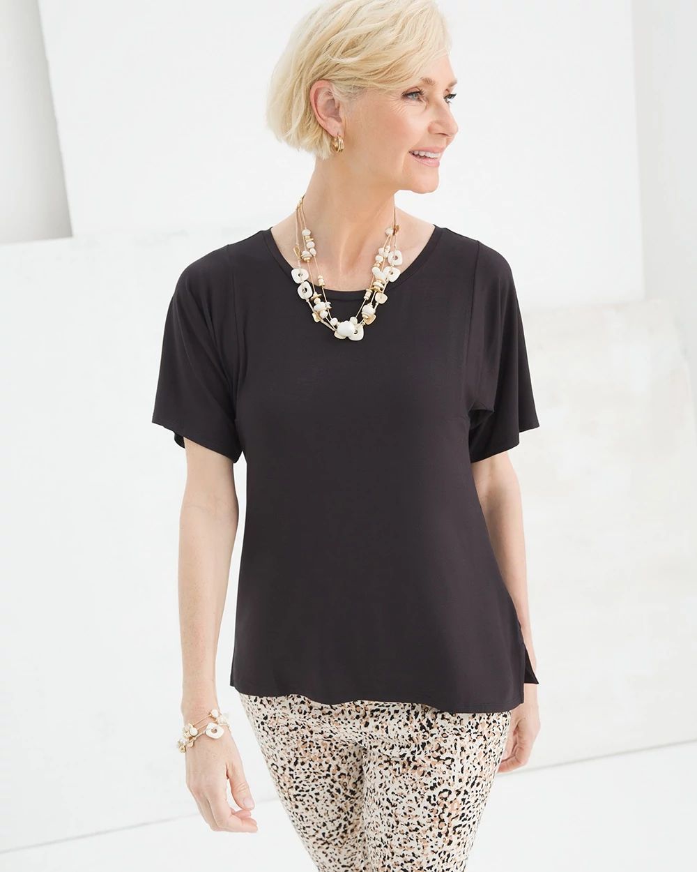 Touch of Cool Kimono-Sleeve Tee