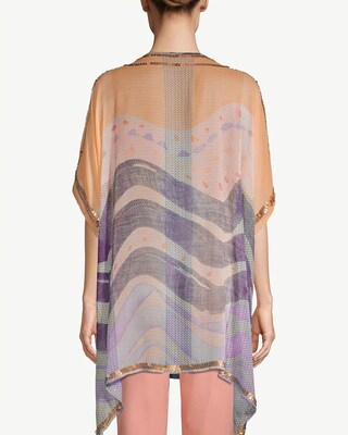 Bead-Embellished Poncho