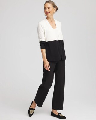 Bi-Stretch Straight Cropped Ankle Pants click to view larger image.