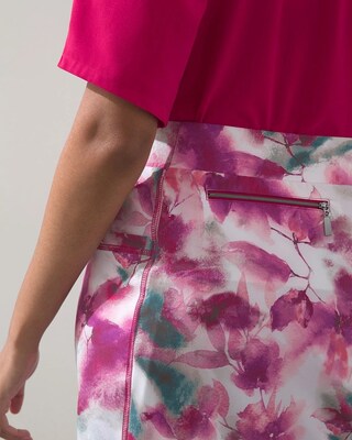 Zenergy UPF Leaves Side Pocket Skort