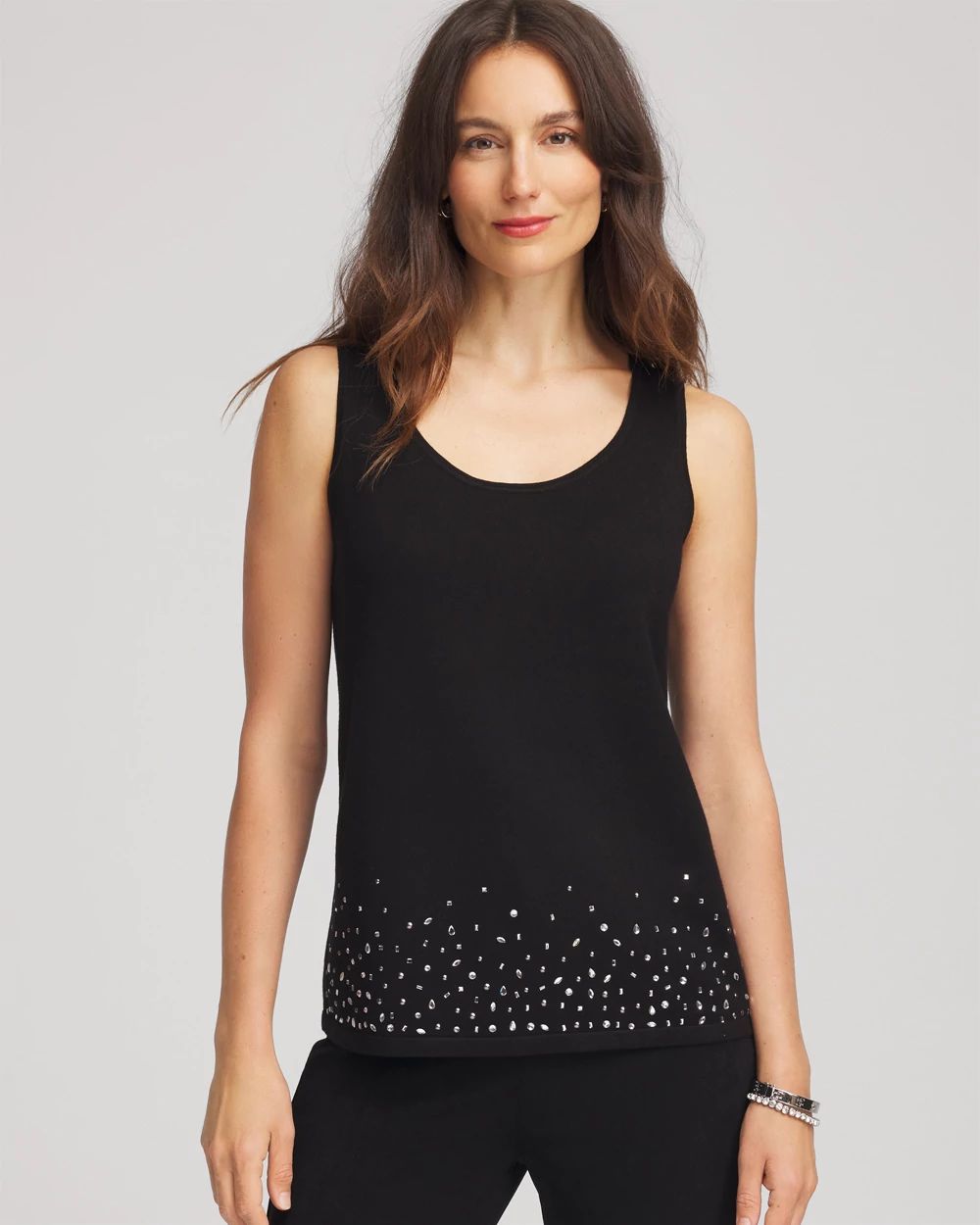 Travelers™ Embellished Scoopneck Tank