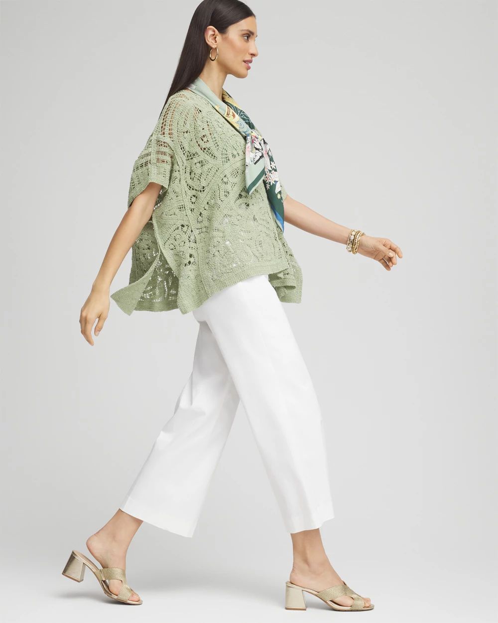 Crochet Lace Poncho