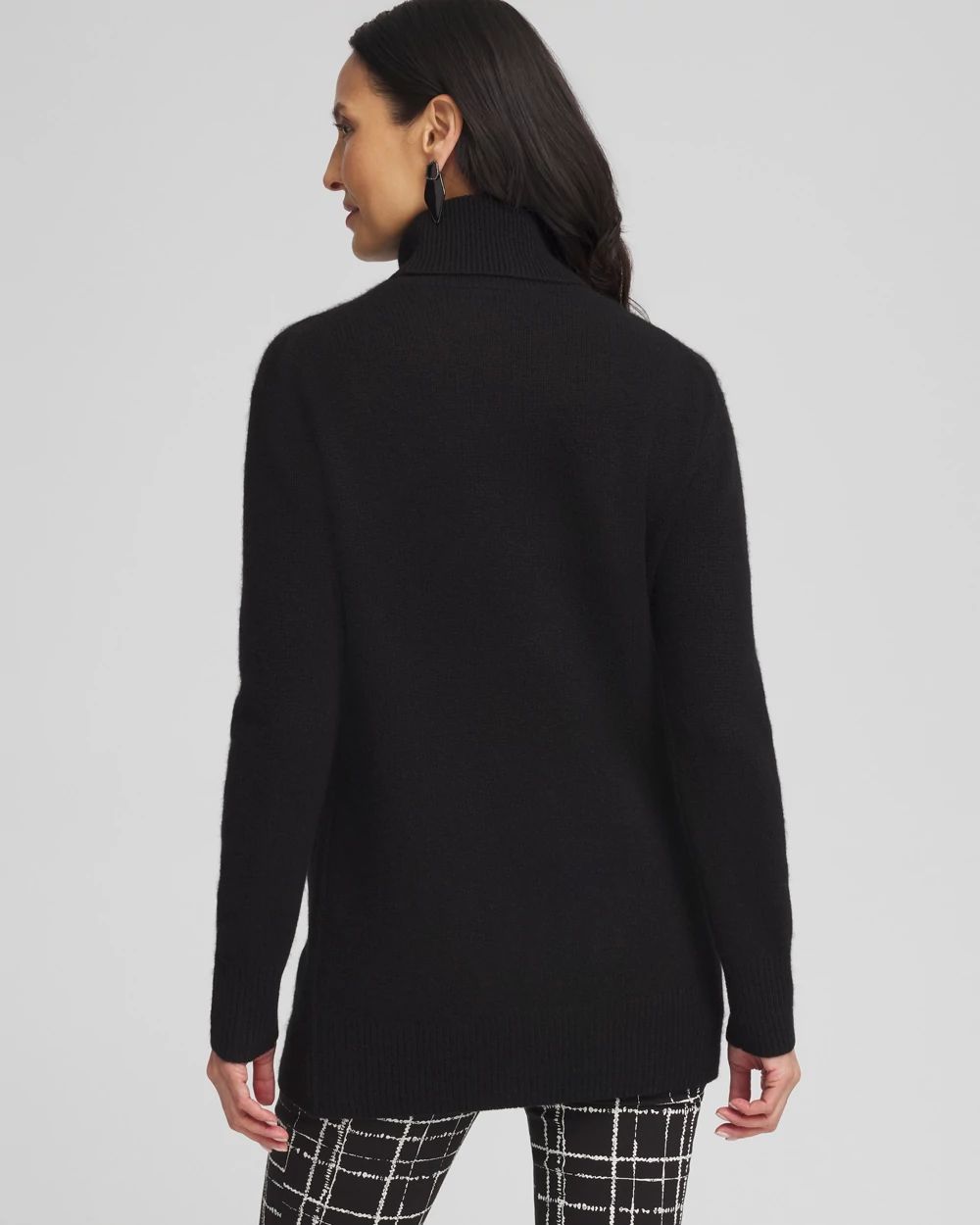 Cashmere Turtleneck Sweater Tunic click to view larger image.