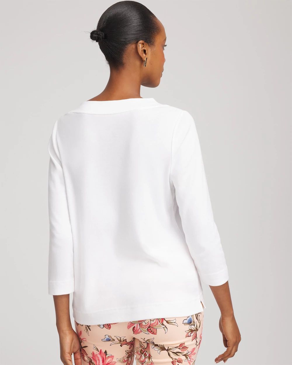 Short Pima 3/4 Sleeve Tee