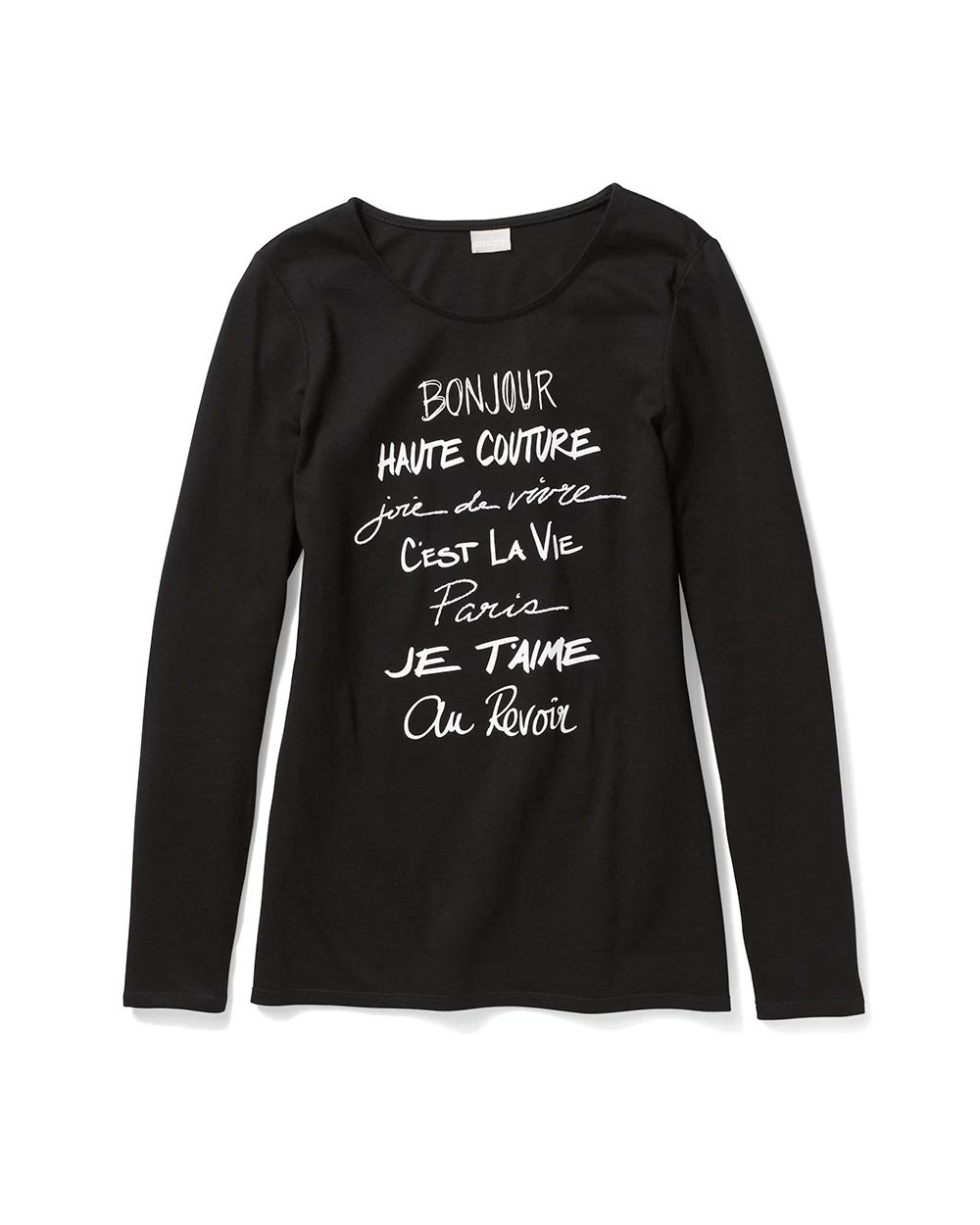 Whimsical Fashion Words Tee