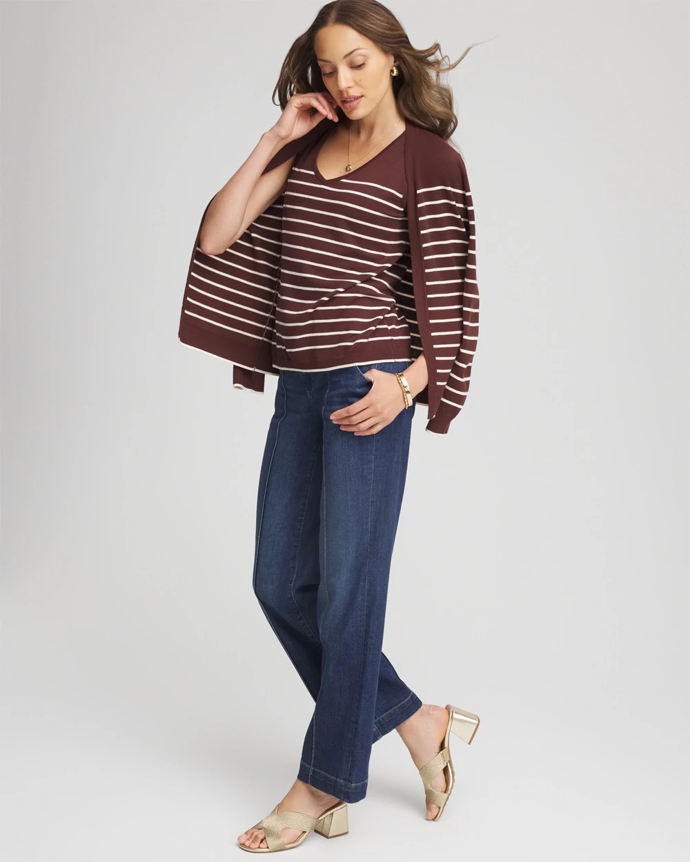 Ella Striped Sweater Tank